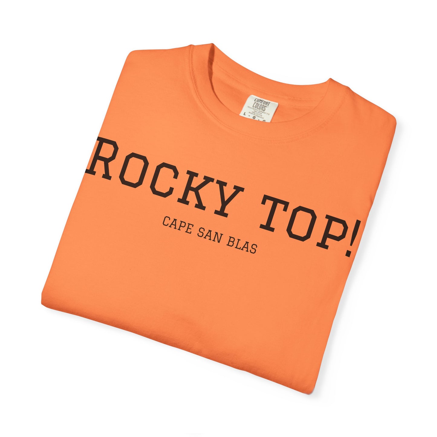 ROCKY TOP! - CAPE SAN BLAS - Unisex Garment-Dyed T-Shirt - Perfect for Beach Days & Casual Outings