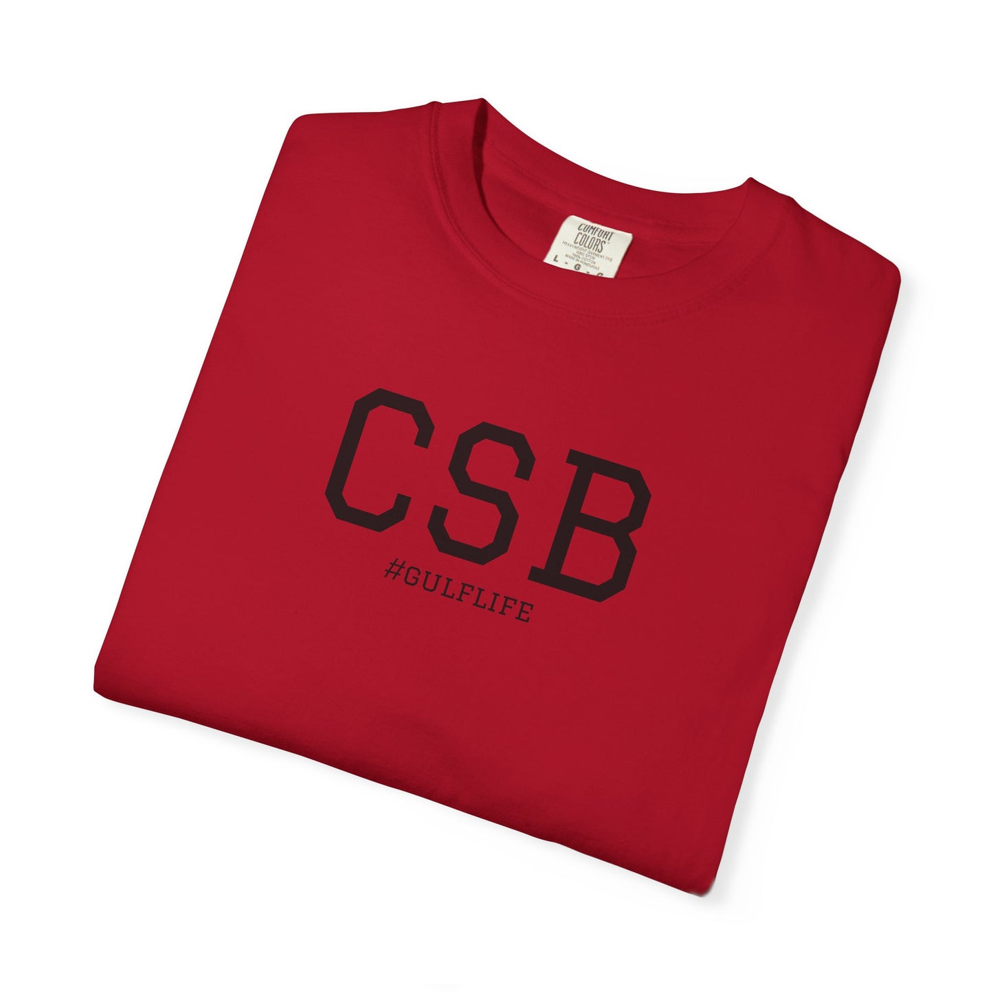 CSB #GulfLife Unisex Garment-Dyed T-Shirt - Casual Summer Vibe