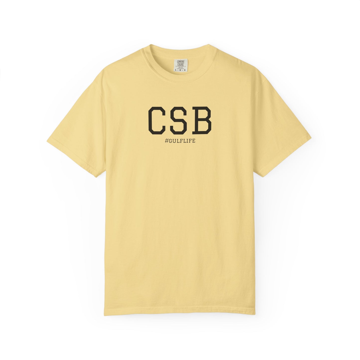 CSB #GulfLife Unisex Garment-Dyed T-Shirt - Casual Summer Vibe