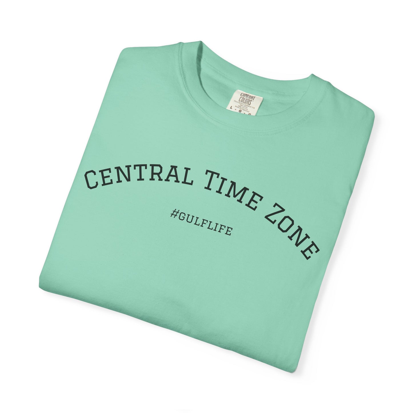 Central Time Zone Unisex Garment-Dyed T-Shirt | #GulfLife