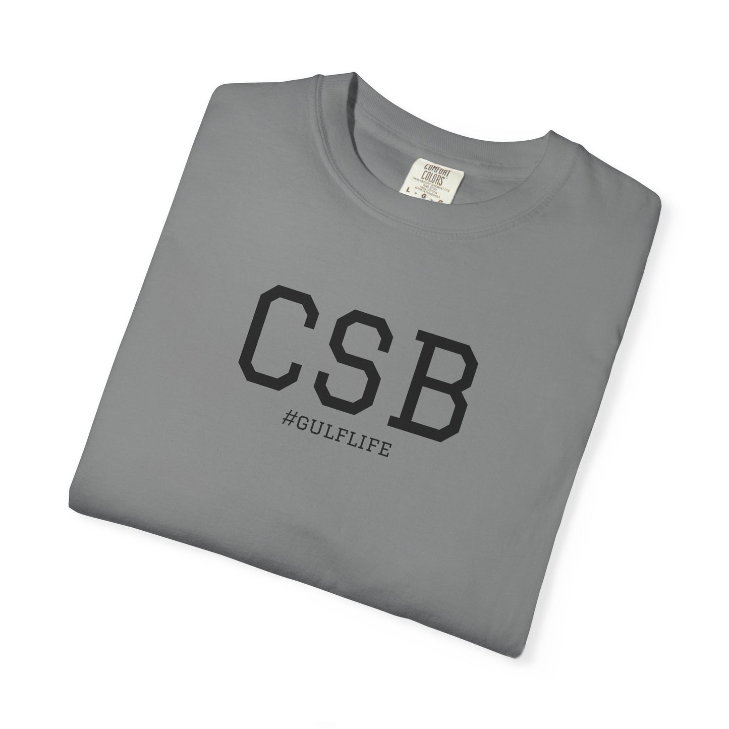 CSB #GulfLife Unisex Garment-Dyed T-Shirt - Casual Summer Vibe