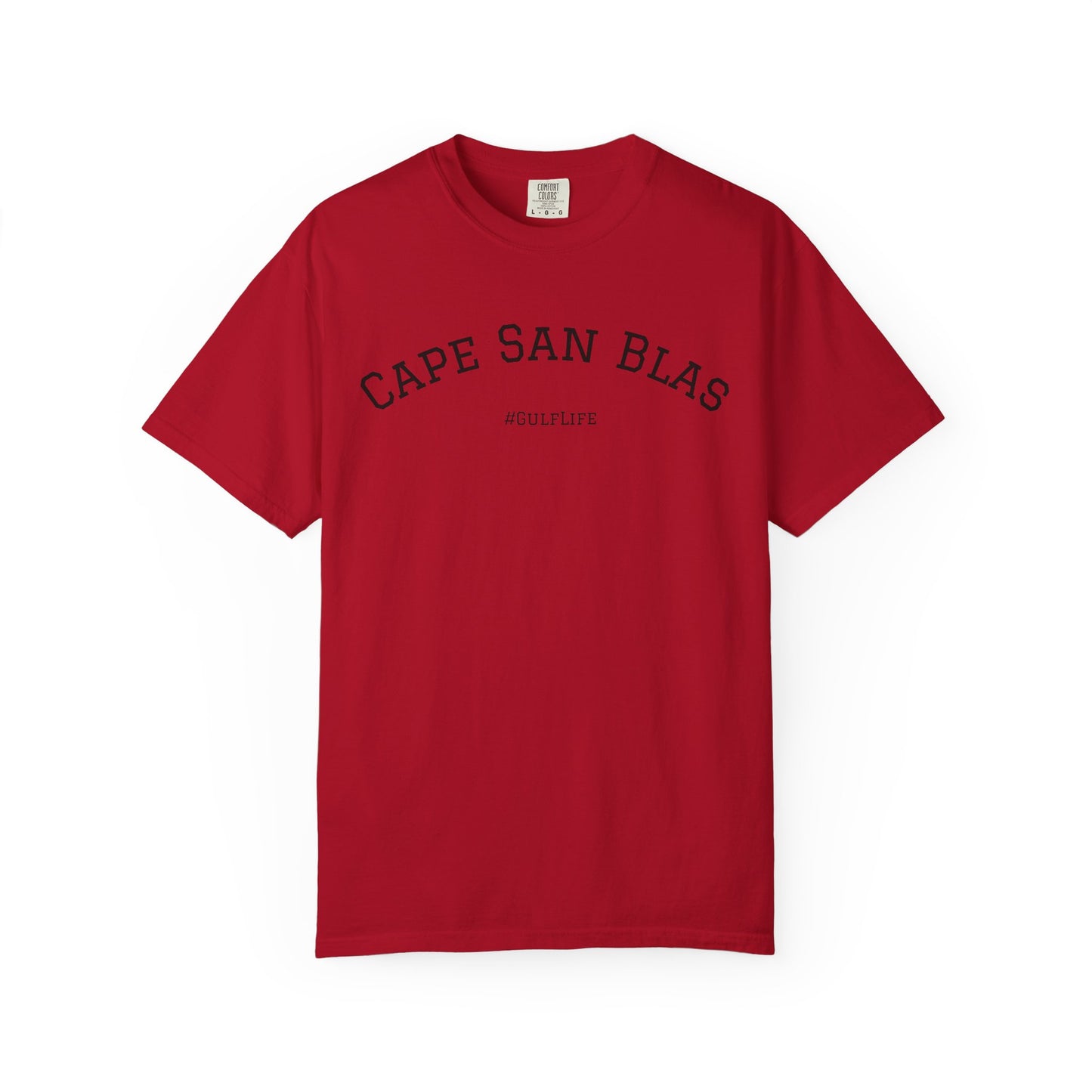 Cape San Blas Unisex Garment-Dyed T-Shirt, Beach Vibes Tee, Summer Vacation Shirt, Casual Wear, Gift for Water Lovers