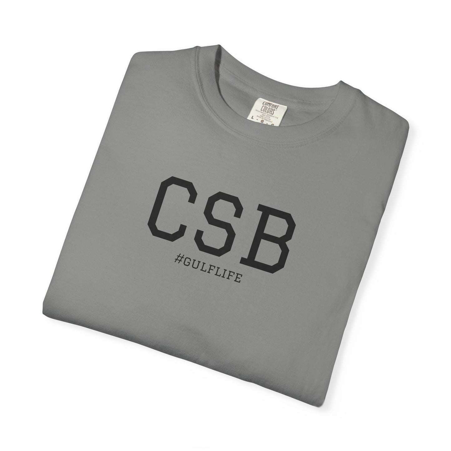CSB #GulfLife Unisex Garment-Dyed T-Shirt - Casual Summer Vibe