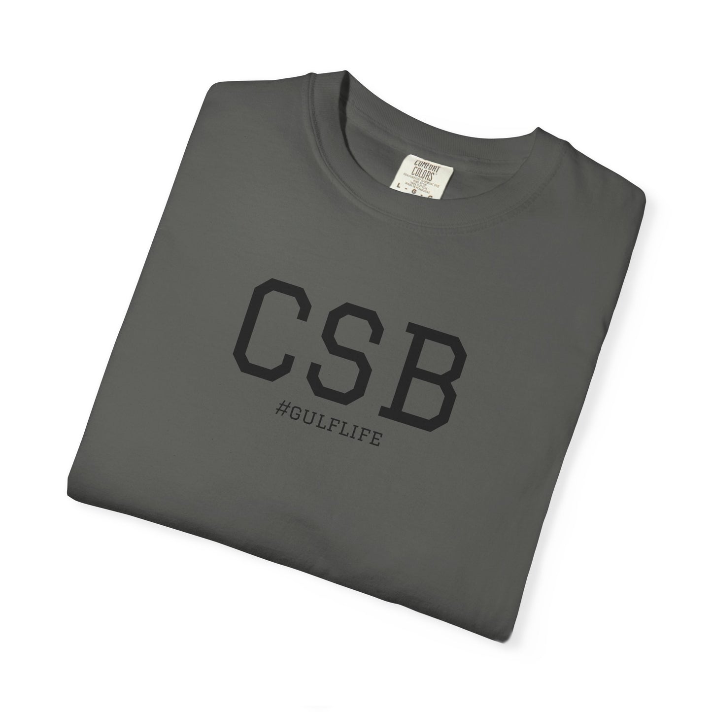 CSB #GulfLife Unisex Garment-Dyed T-Shirt - Casual Summer Vibe