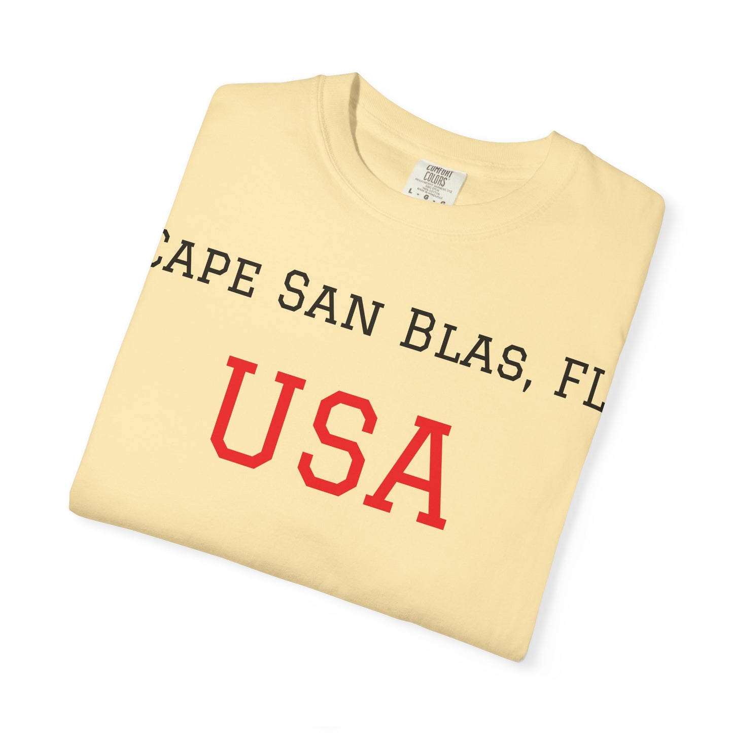 Cape San Blas, FL USA Unisex Garment-Dyed T-Shirt