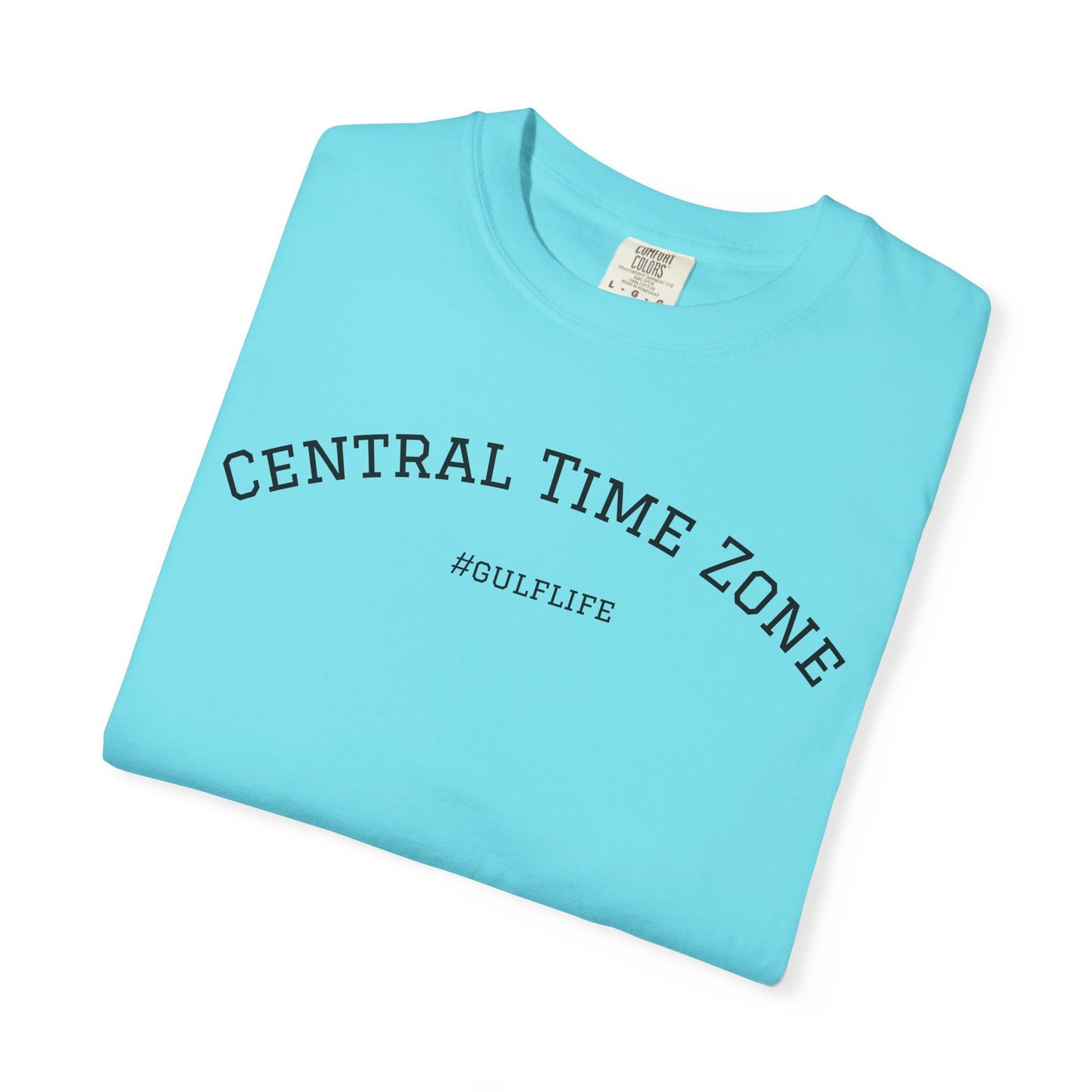 Central Time Zone Unisex Garment-Dyed T-Shirt | #GulfLife