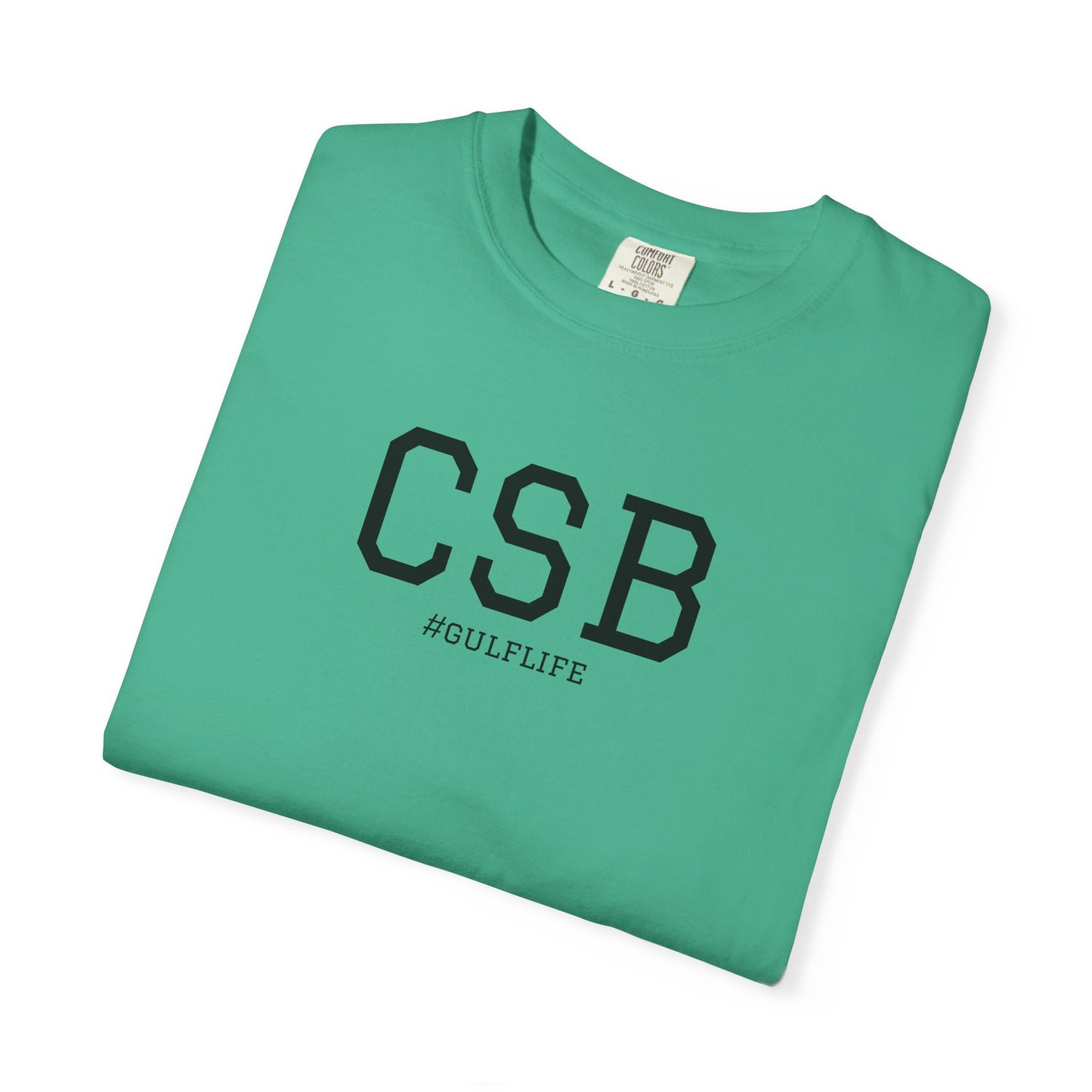 CSB #GulfLife Unisex Garment-Dyed T-Shirt - Casual Summer Vibe