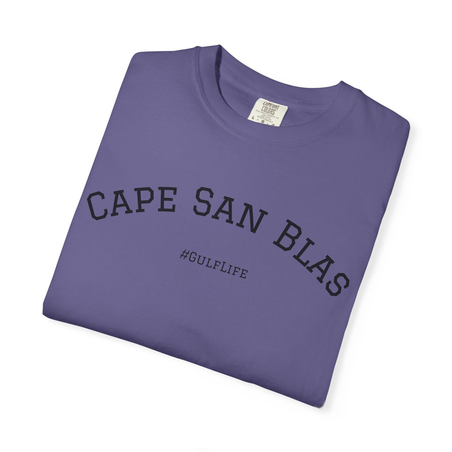 Cape San Blas Unisex Garment-Dyed T-Shirt, Beach Vibes Tee, Summer Vacation Shirt, Casual Wear, Gift for Water Lovers