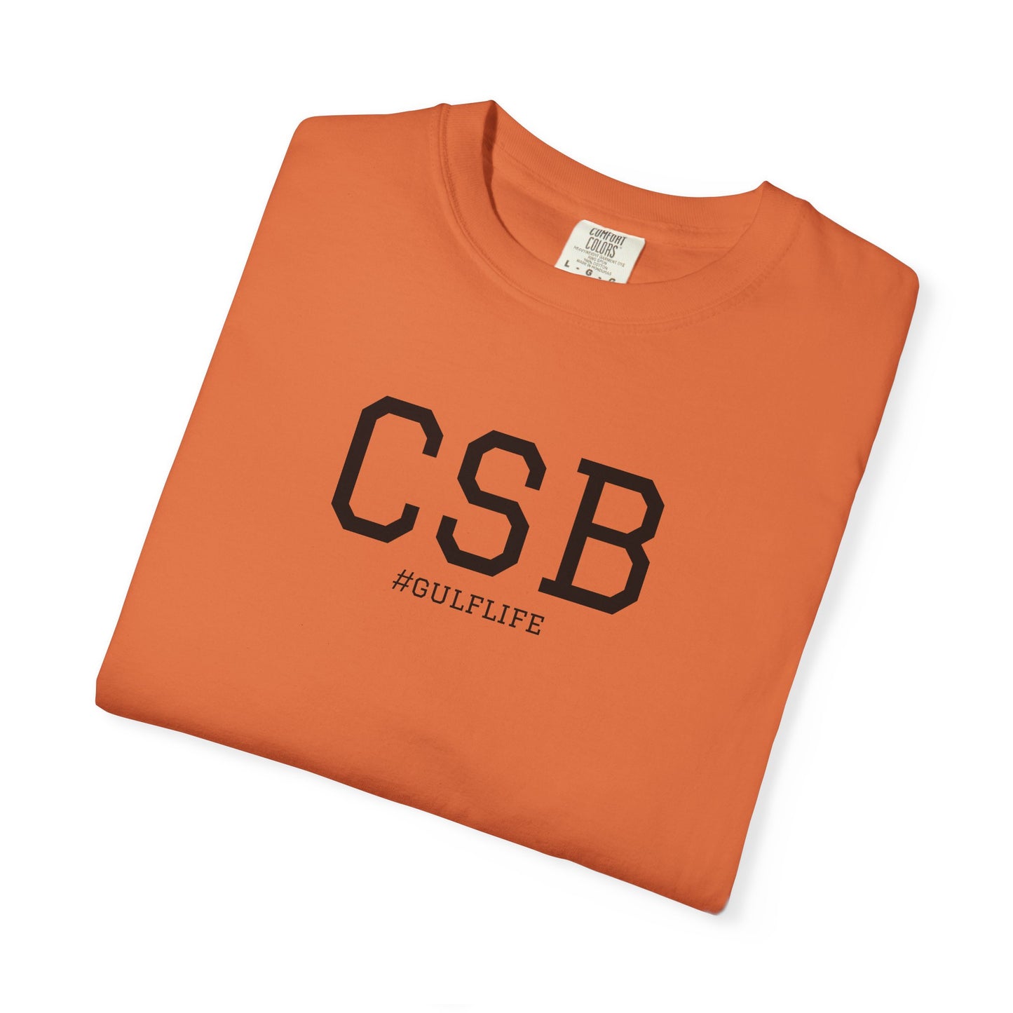 CSB #GulfLife Unisex Garment-Dyed T-Shirt - Casual Summer Vibe