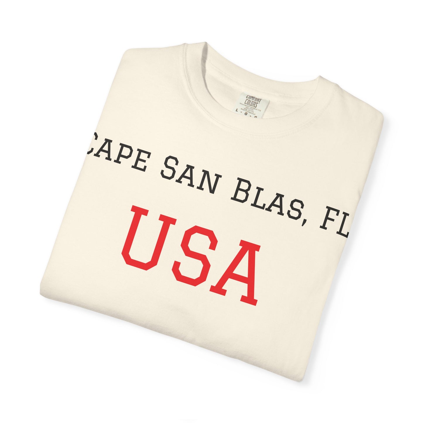 Cape San Blas, FL USA Unisex Garment-Dyed T-Shirt