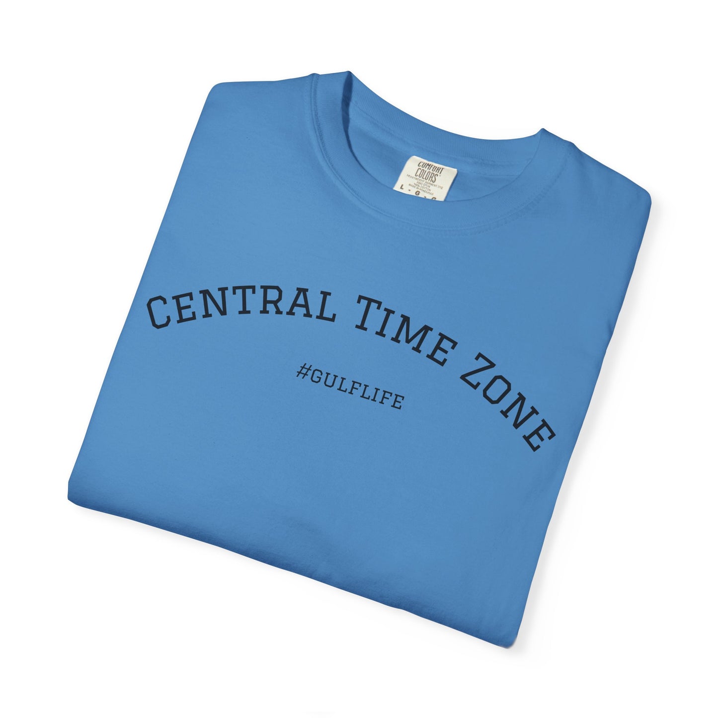 Central Time Zone Unisex Garment-Dyed T-Shirt | #GulfLife