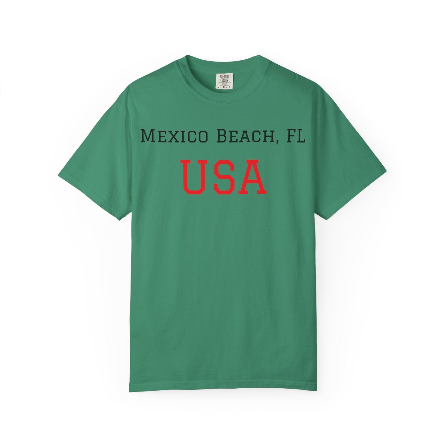 Mexico Beach USA Unisex Garment-Dyed T-Shirt