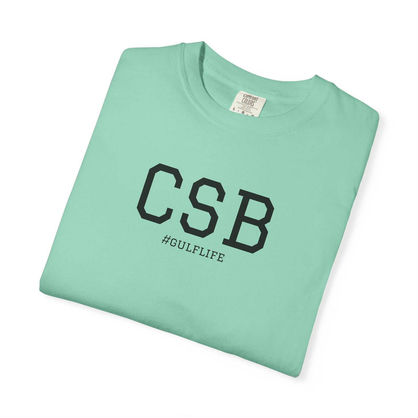 CSB #GulfLife Unisex Garment-Dyed T-Shirt - Casual Summer Vibe