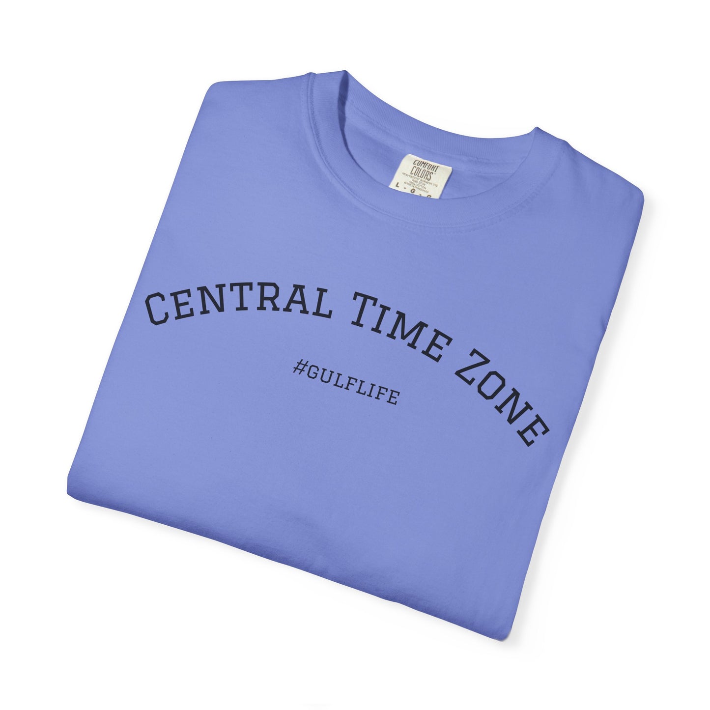 Central Time Zone Unisex Garment-Dyed T-Shirt | #GulfLife