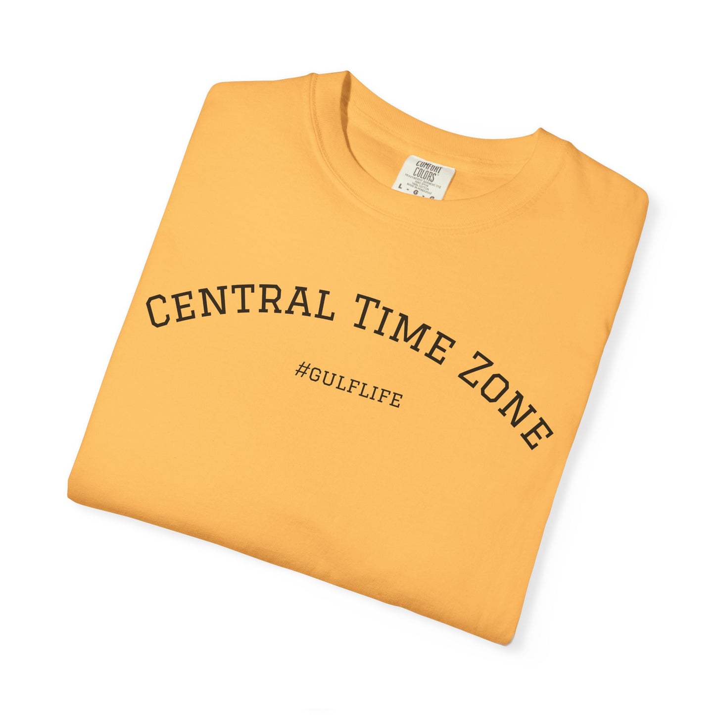 Central Time Zone Unisex Garment-Dyed T-Shirt | #GulfLife