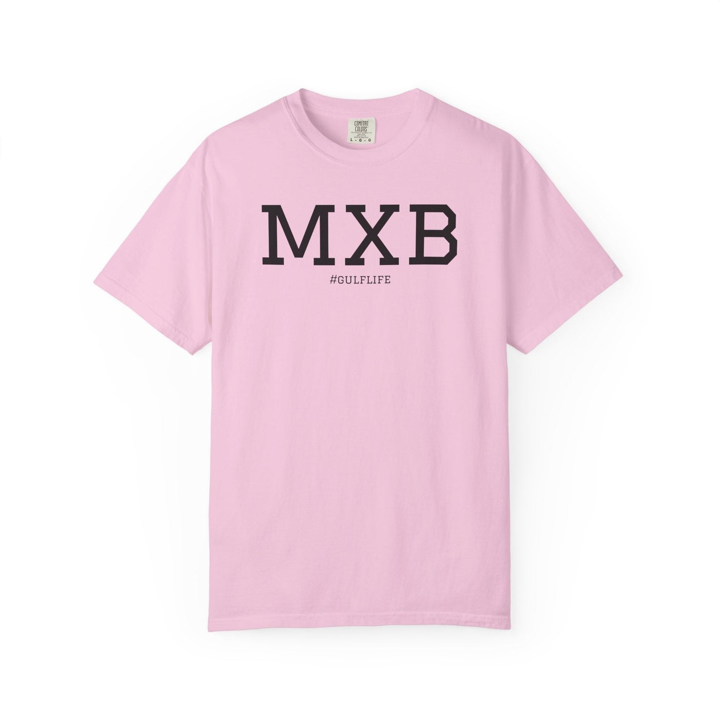 MXB Unisex Garment-Dyed T-shirt - Casual Streetwear Top