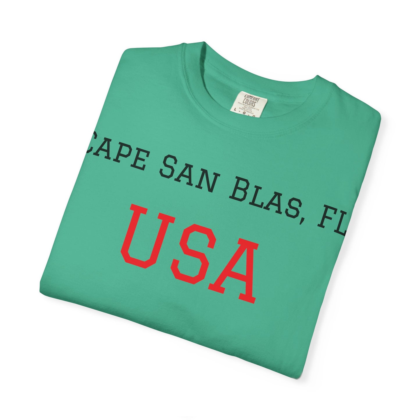 Cape San Blas, FL USA Unisex Garment-Dyed T-Shirt