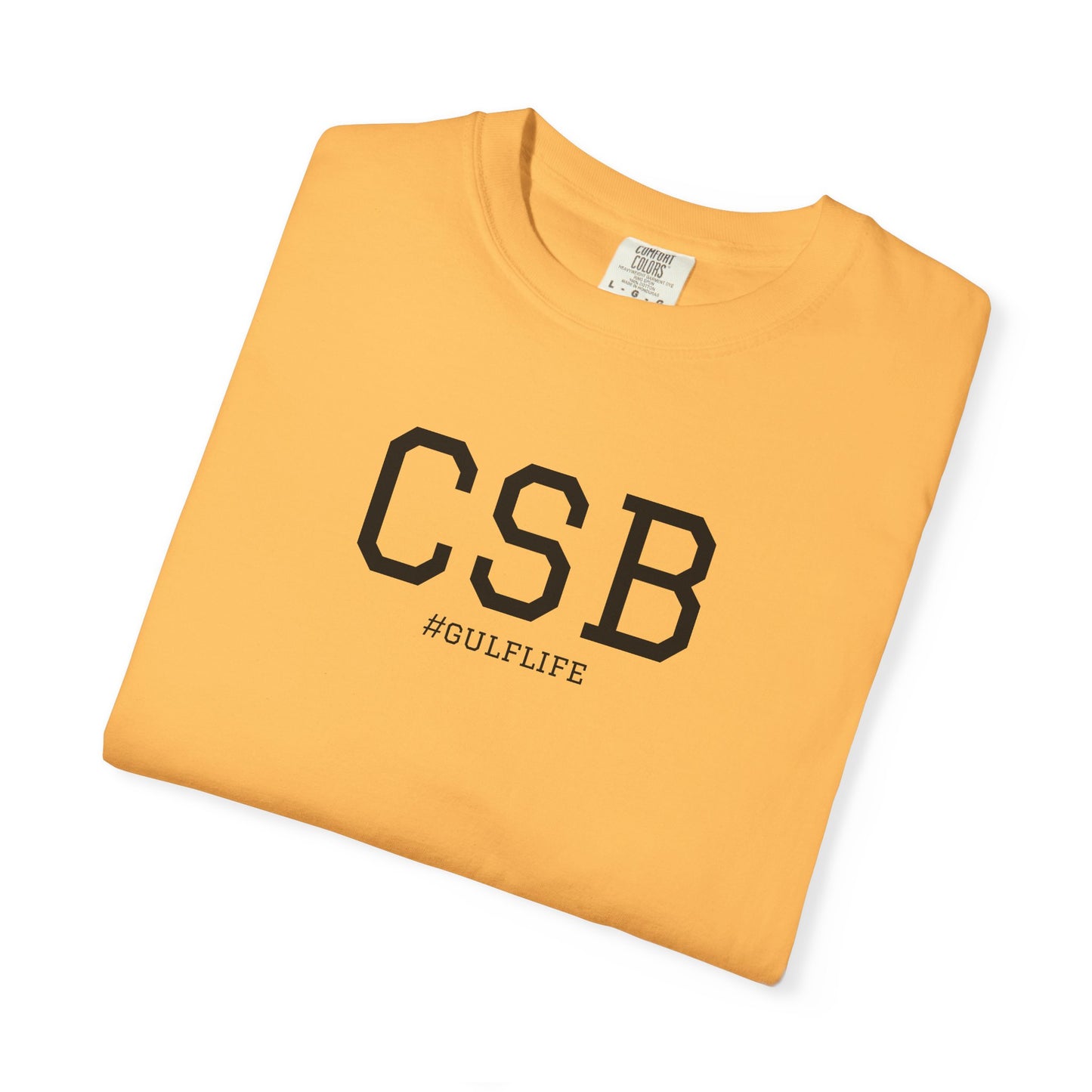 CSB #GulfLife Unisex Garment-Dyed T-Shirt - Casual Summer Vibe