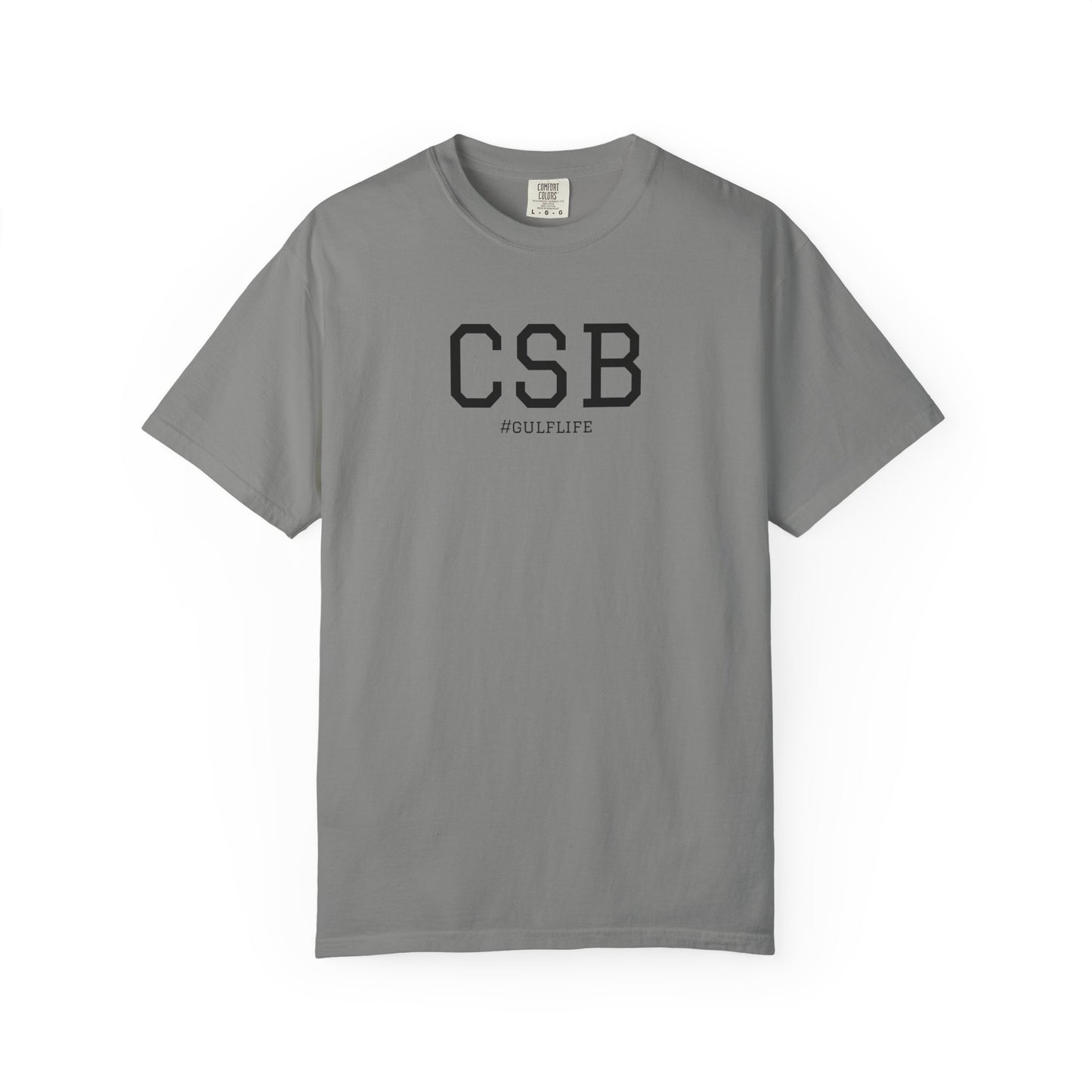 CSB #GulfLife Unisex Garment-Dyed T-Shirt - Casual Summer Vibe