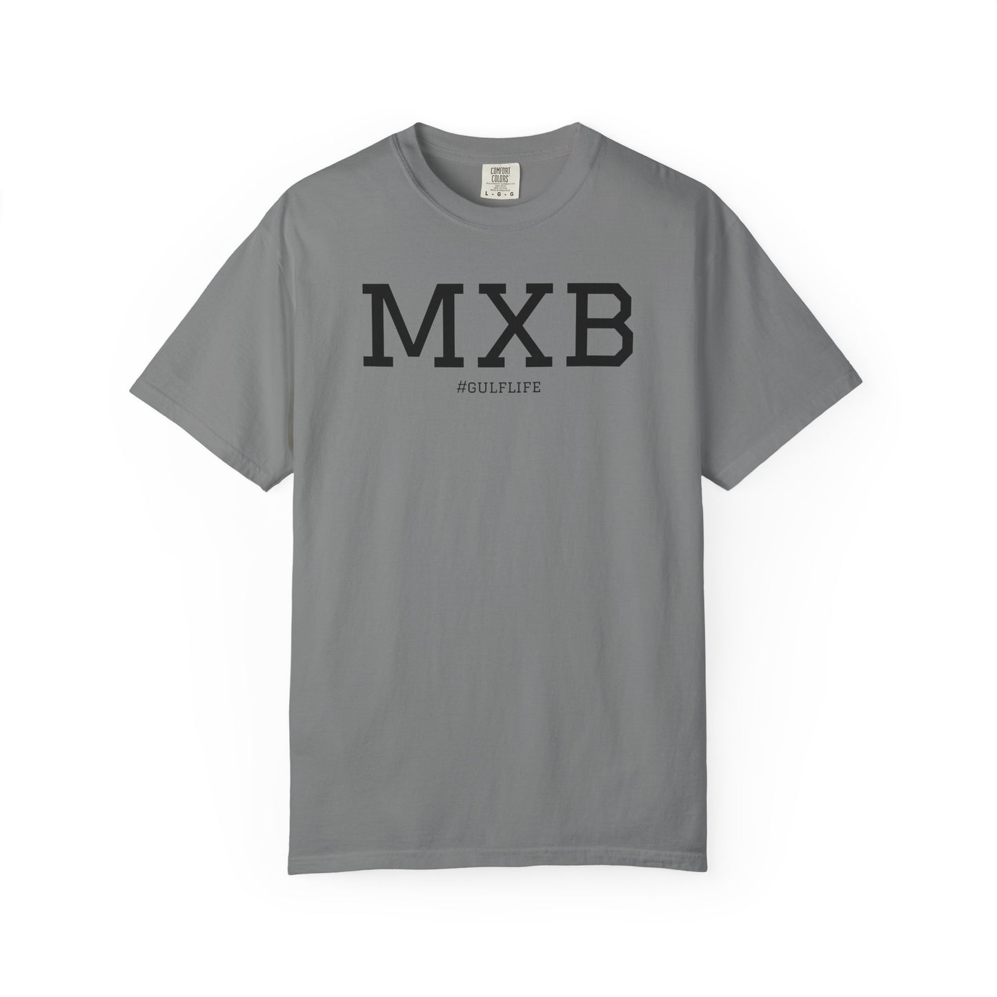 MXB Unisex Garment-Dyed T-shirt - Casual Streetwear Top
