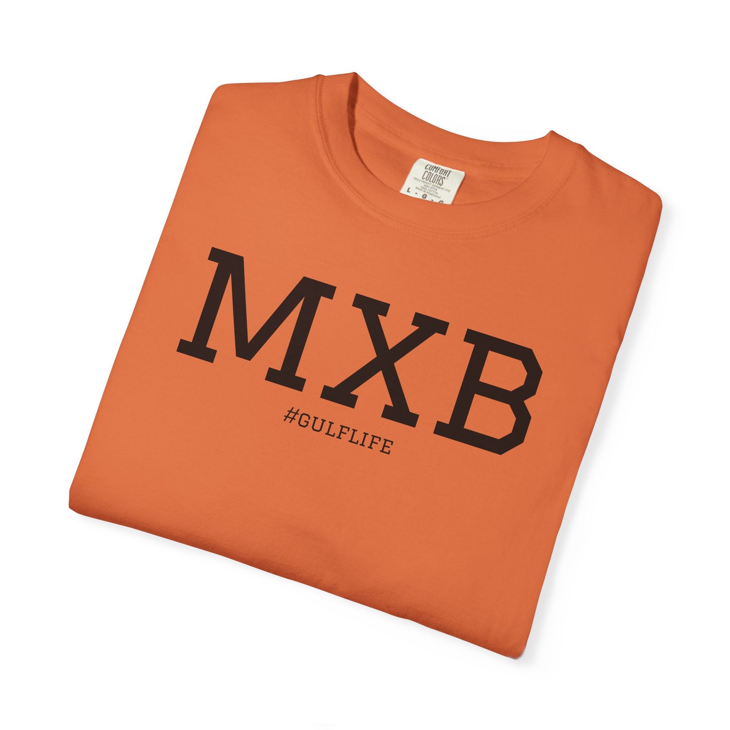 MXB Unisex Garment-Dyed T-shirt - Casual Streetwear Top