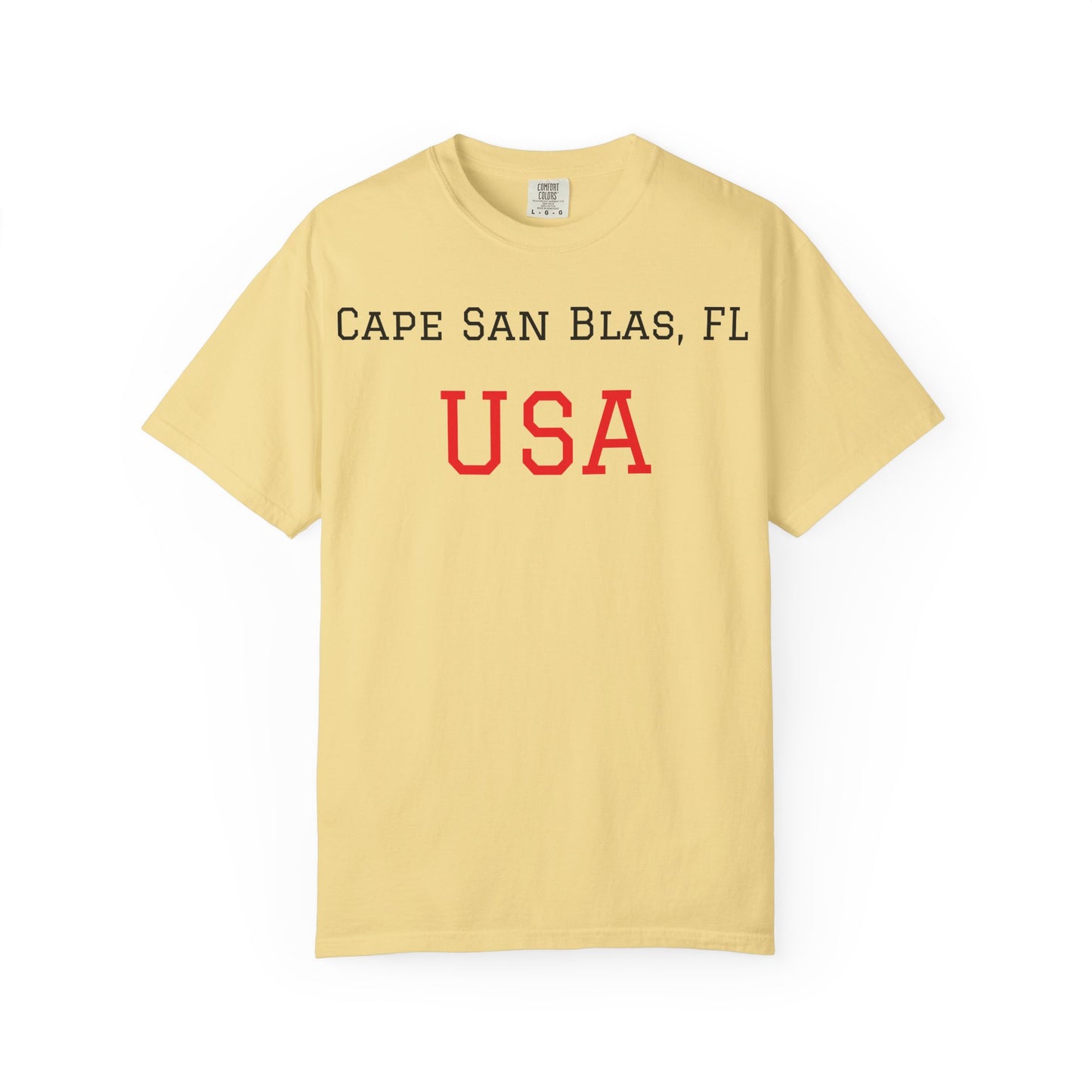 Cape San Blas, FL USA Unisex Garment-Dyed T-Shirt