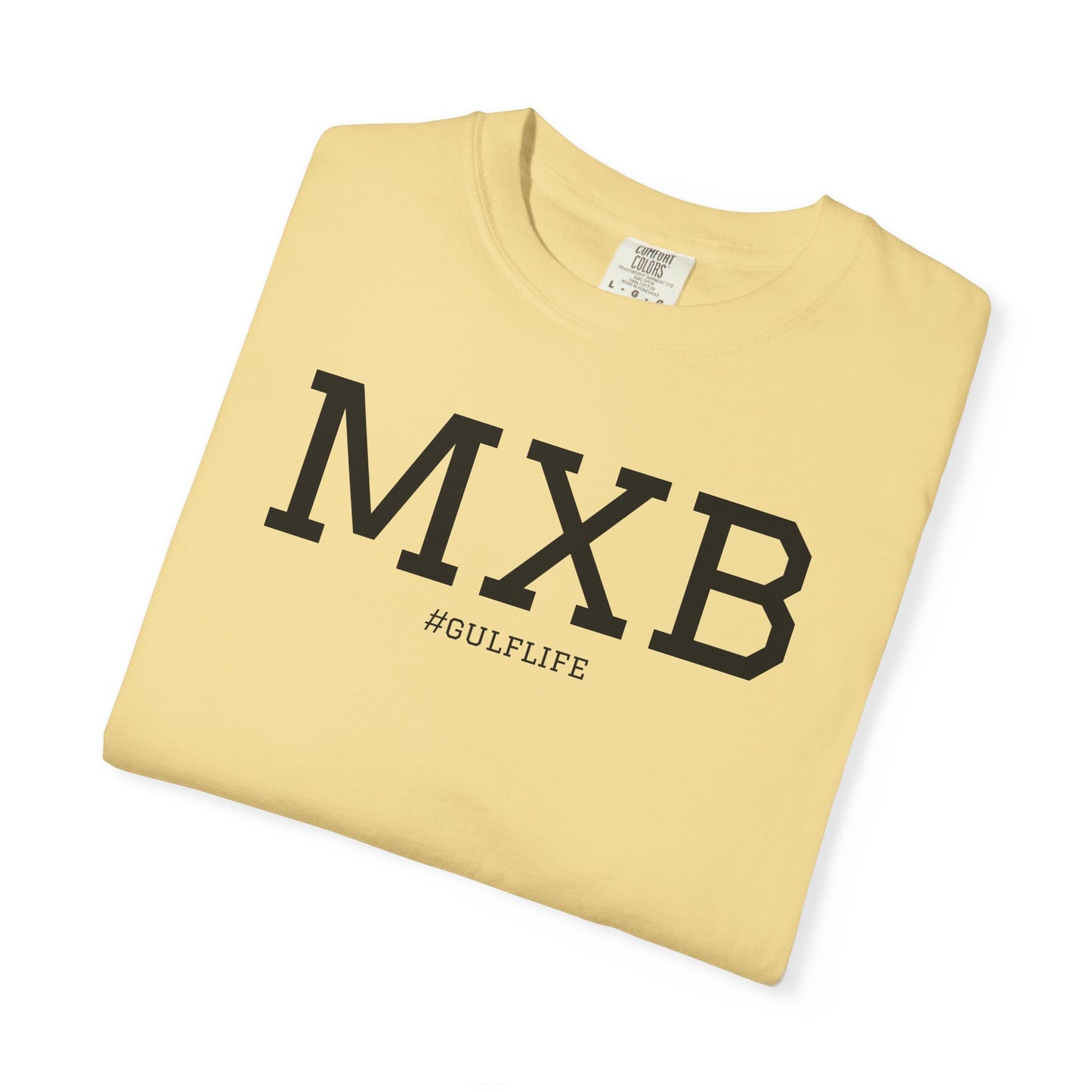 MXB Unisex Garment-Dyed T-shirt - Casual Streetwear Top