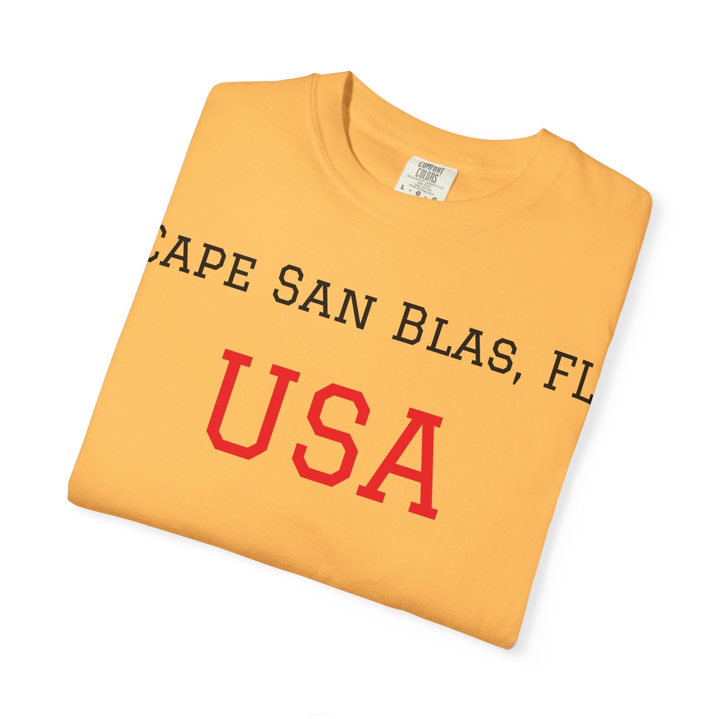 Cape San Blas, FL USA Unisex Garment-Dyed T-Shirt
