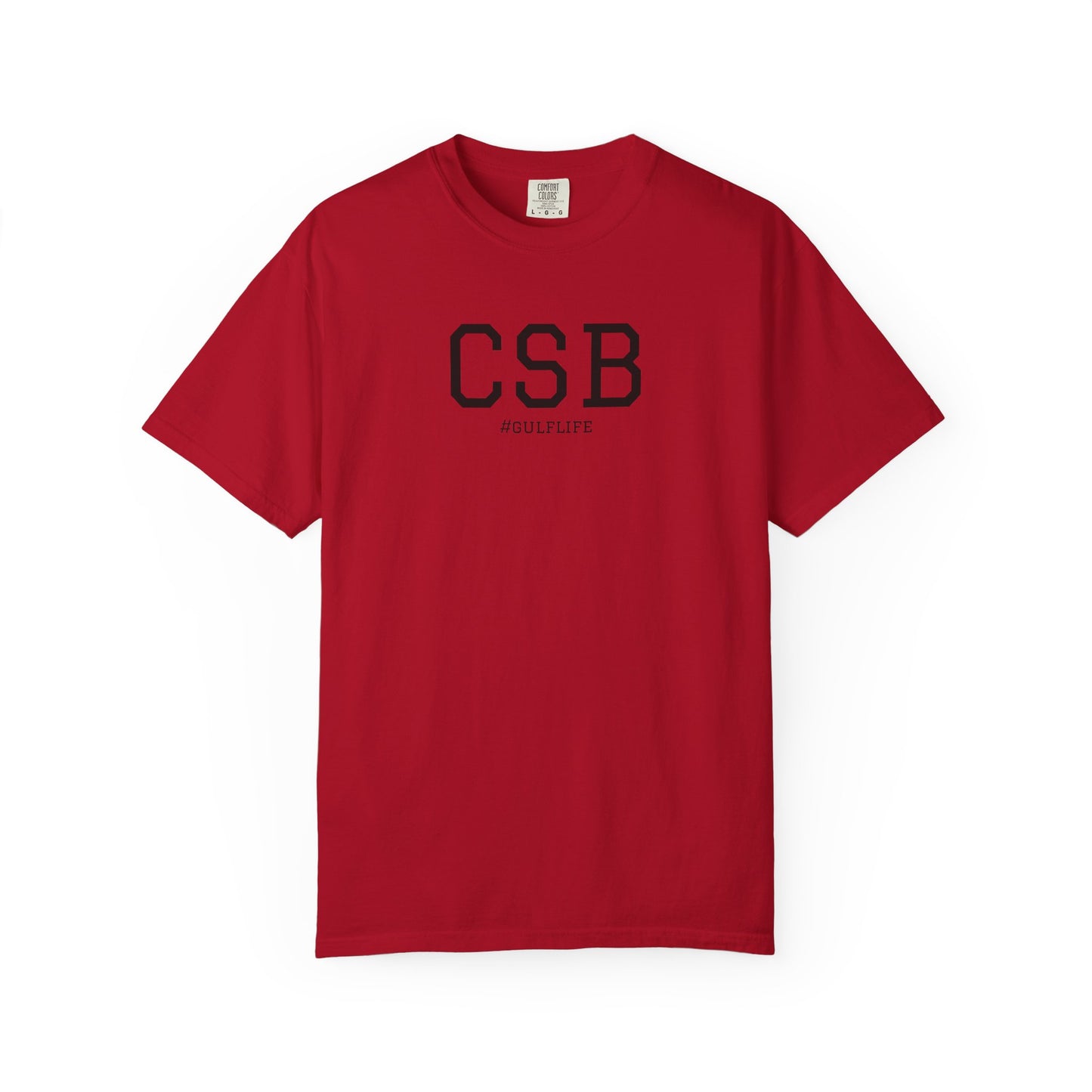 CSB #GulfLife Unisex Garment-Dyed T-Shirt - Casual Summer Vibe